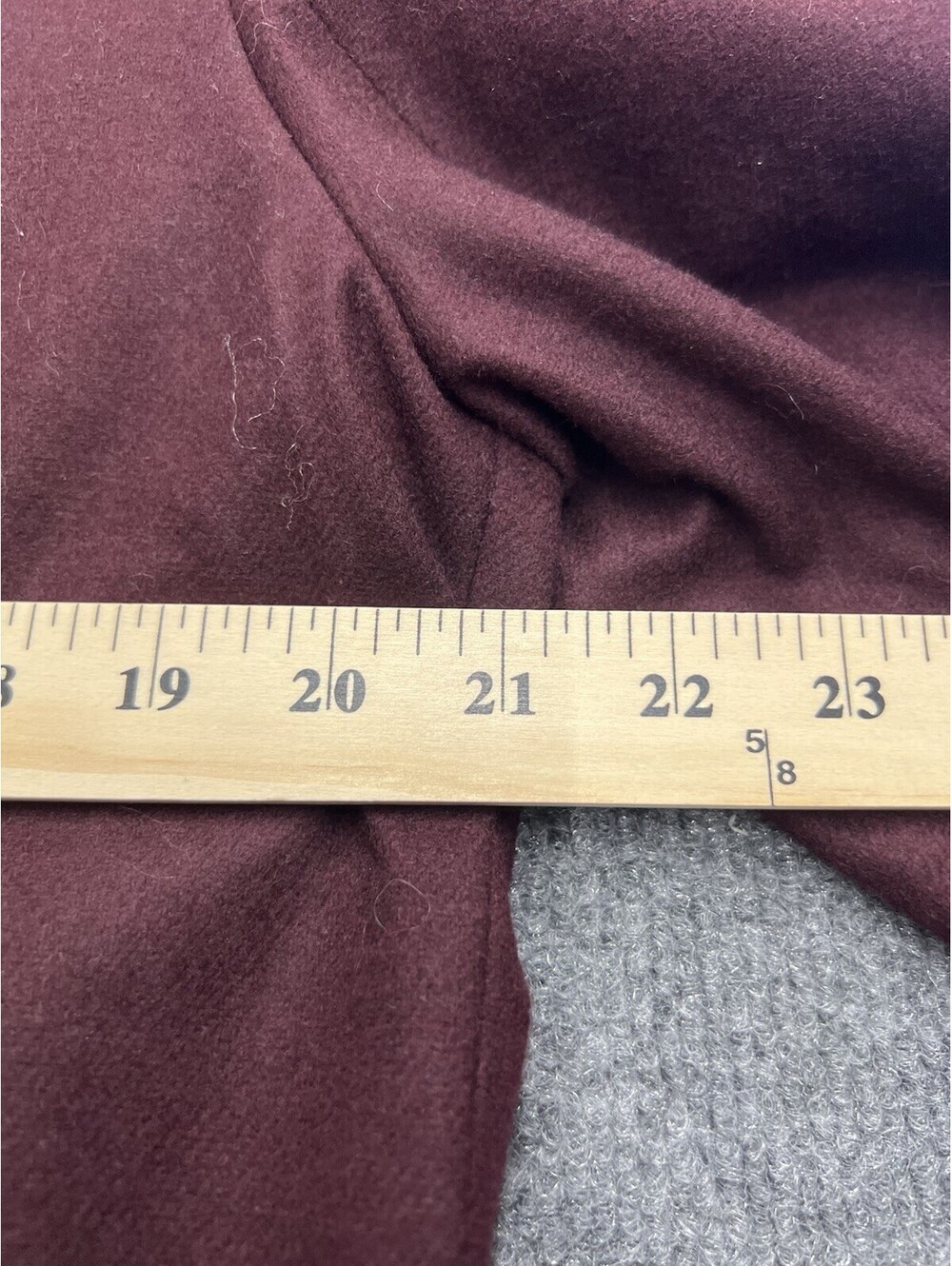 Vintage Sag Harbor Burgundy Wool Blazer – Size 8 - Picture 6 of 7